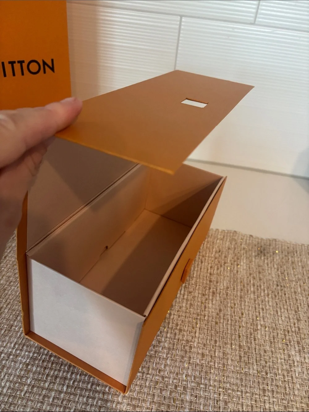 Louis Vuitton Orange Gift Box - Luxury Presentation